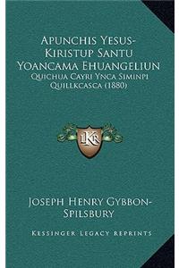 Apunchis Yesus-Kiristup Santu Yoancama Ehuangeliun