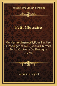 Petit Glossaire