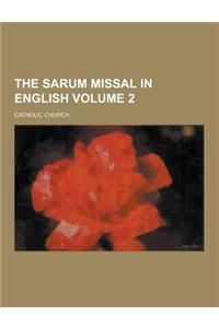 The Sarum Missal in English Volume 2