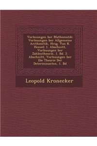 Vorlesungen �ber Mathematik