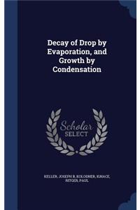 Decay of Drop by Evaporation, and Growth by Condensation