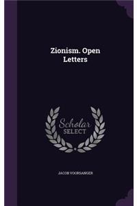Zionism. Open Letters