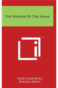 The Honor Of The Name