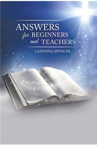 Answers for Beginners and Teachers