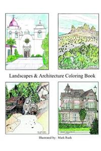 Landscape & Architecture Coloring Book