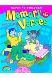 Teaching Children Memory Verses Ages 2-3