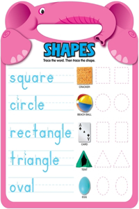 Shapes Shaped Write and Erase Board