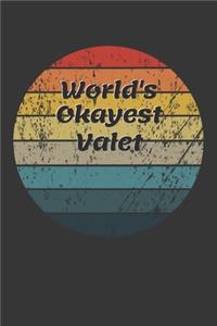 World's Okayest Valet Notebook