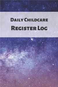 Daily Childcare Register Log