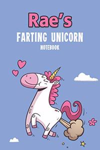 Rae's Farting Unicorn Notebook