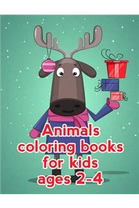 Animals Coloring Books For Kids Ages 2-4