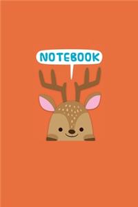 Cute Orange Animal Notebook Birthday Gift