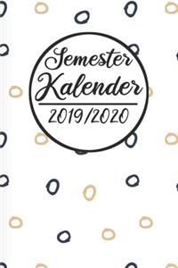 Semester Kalender 2019 / 2020