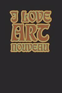 Art Nouveau Lover Journal 120 Pages Lined