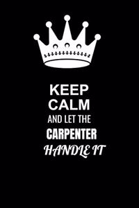 Keep Calm and Let the Carpenter Handle It