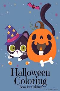 Halloween Coloring Book for Children