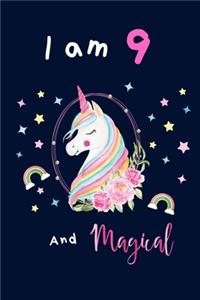 Unicorn journal I am 9 and magical