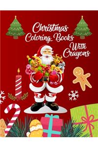 Christmas Coloring Books With Crayons
