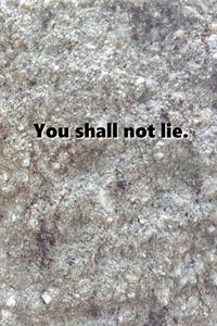 2020 Weekly Planner Religious Theme 8th Commandment Modern Stone