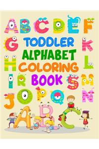 Toddler Alphabet Coloring Book