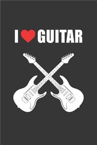 I Heart Guitar Notebook