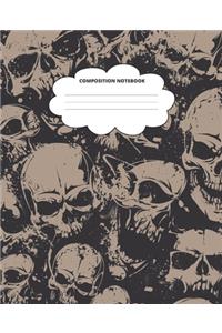 Skull Composition Notebook