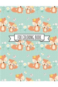 Fox Coloring Book