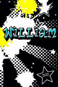 William Dot Grid Notebook