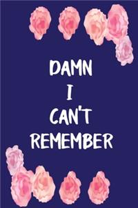 Damn I Can't Remember