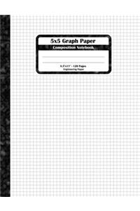 5x5 Graph Paper Composition Notebook