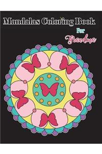 Mandalas Coloring Book For Grandma
