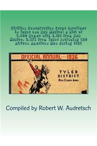 Civilian Conservation Corps Enrollees in Texas and New Mexico