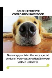 Golden Retriever Composition Notebook