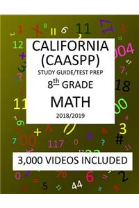 8th Grade CALIFORNIA CAASPP, MATH, Test Prep