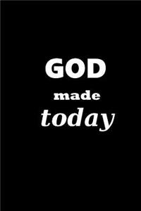 2019 Weekly Planner Inspirational Saying God Made Today 134 Pages