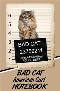 Bad Cat American Curl Notebook