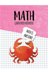 Math Graph Paper Notebook
