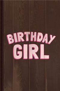 Birthday Girl Party Journal Notebook