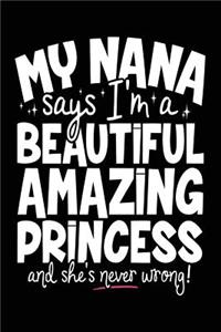 My Nana Says I'm A Beautiful Amazing Princess And She's Never Wrong!