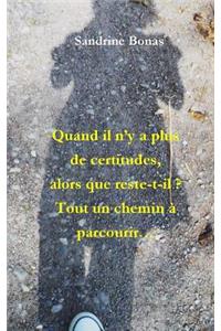 Quand Il n'y a Plus de Certitudes, Alors Que Reste-T-Il?