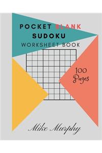 Pocket Blank Sudoku Worksheet Book