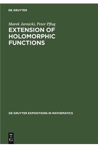 Extension of Holomorphic Functions