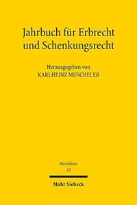 Jahrbuch fur Erbrecht und Schenkungsrecht