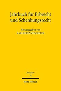Jahrbuch fur Erbrecht und Schenkungsrecht