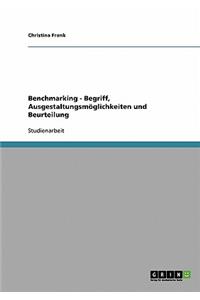 Benchmarking. Begriff, Ausgestaltungsmöglichkeiten und Beurteilung