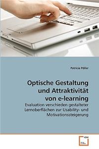 Optische Gestaltung und Attraktivität von e-learning