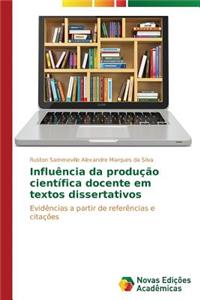 Influência da produção científica docente em textos dissertativos