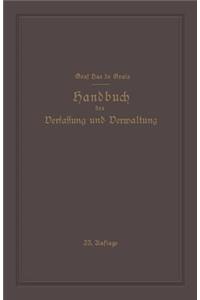 Handbuch der Verfassung und Verwaltung in Preussen und dem Deutschen Reiche