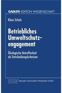 Betriebliches Umweltschutzengagement