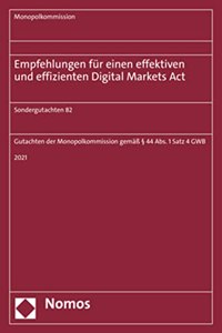 Empfehlungen Fur Einen Effektiven Und Effizienten Digital Markets ACT